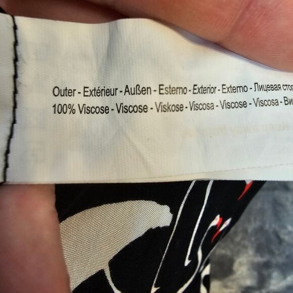 Traffic People Jumpsuit Womens Medium Black Flamingos Preppy Chic - Picture 12 of 13